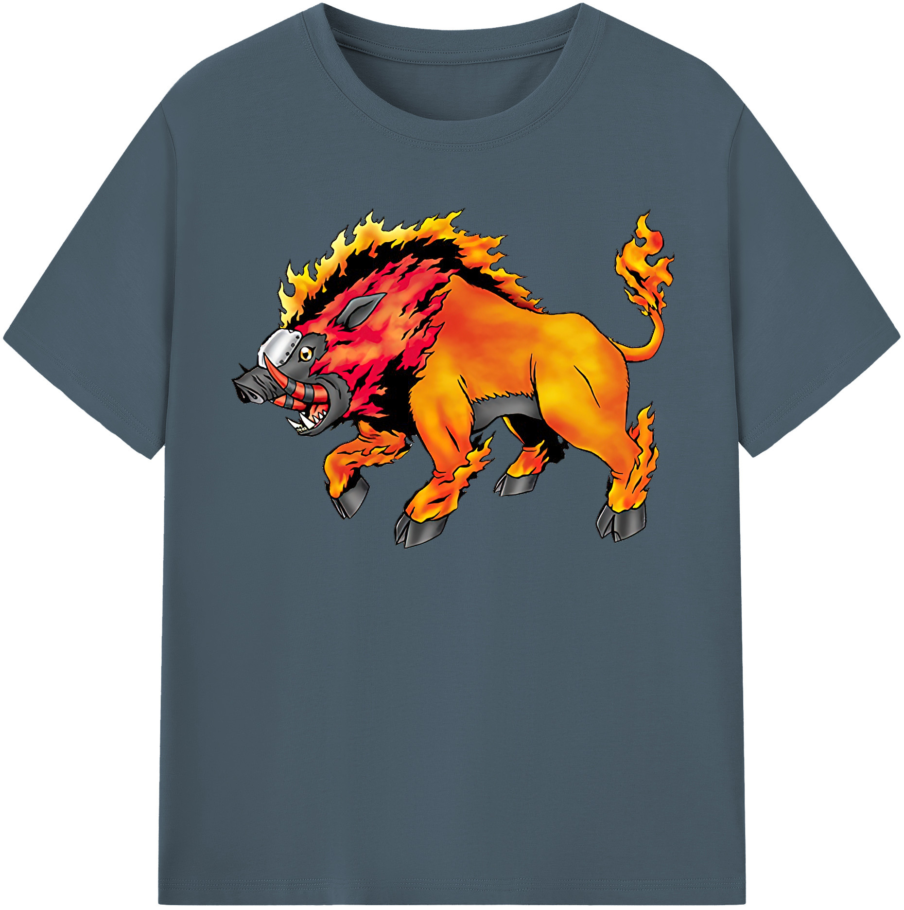 （画像用） Digimon デジタルモンスター/デジモン 綿100％半袖Tシャツ（フロントプリント）